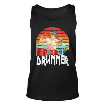 Drummer Musician Drumming Drums Percussion Player 24Ya68 Unisex Tank Top - Monsterry CA