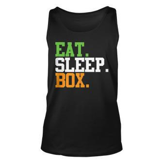 Eat Sleep Box | Irish Pride Boxing Unisex Tank Top - Seseable