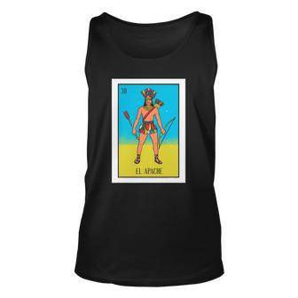 El Indio Lottery Gift The Indian Card Mexican Lottery Unisex Tank Top | Mazezy