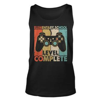 Elementary School Graduation Level Complete Video Games Boys Unisex Tank Top - Thegiftio UK