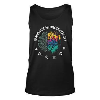 Embrace Neurodiversity Funny Unisex Tank Top | Favorety UK