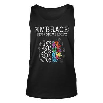 Embrace Neurodiversity Funny V2 Unisex Tank Top | Favorety UK