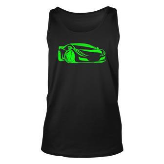 Exotic Car Supercharge Turbo Sports Car Fan Unisex Tank Top | Mazezy