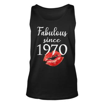 Fabulous Since 1970 Chapter 52 Birthday Gifts Unisex Tank Top - Seseable