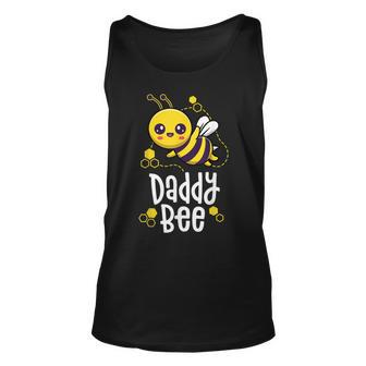 Family Bee Dad Daddy First Bee Day Outfit Birthday Unisex Tank Top - Seseable
