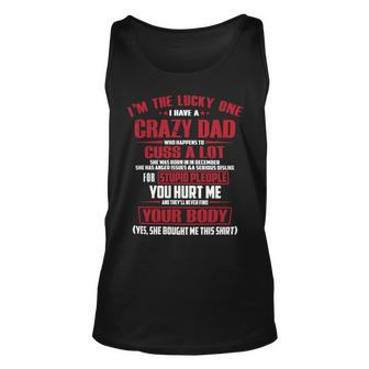 Father Grandpa A Crazy Dad T 368 Family Dad Unisex Tank Top - Monsterry CA