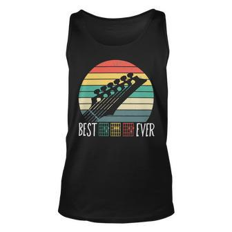 Father Grandpa Best Dad Ever Guitar Music Vintage S Day539 Family Dad Unisex Tank Top - Monsterry CA