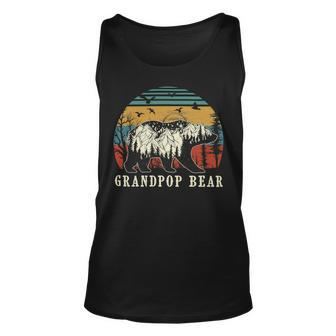 Father Grandpa Grandpop Bear Funny S Day187 Family Dad Unisex Tank Top - Monsterry