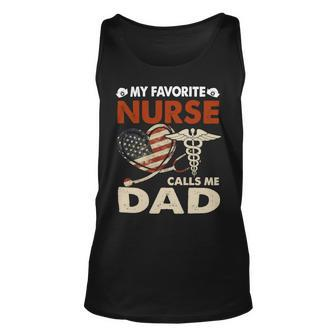 Father Grandpa Mens My Favorite Nurse Calls Me Daddad Papa Gi333 Family Dad Unisex Tank Top - Monsterry DE