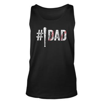 Fathers Day - Baseball Dad Unisex Tank Top | Mazezy