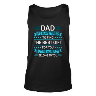 Mens Fathers Day For Daddy Papa From Daughter Son Wife Tank Top | Mazezy