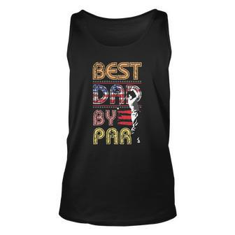 Fathers Day Golfer Gift Best Dad By Par Unisex Tank Top | Mazezy