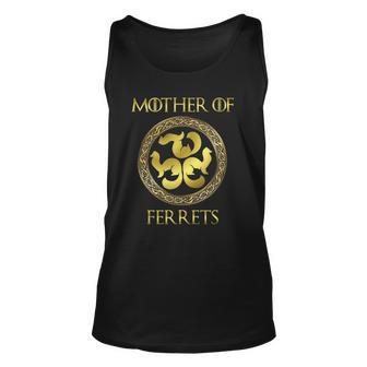 Ferret Mom Mother Of Ferrets Best Pet Unisex Tank Top | Mazezy