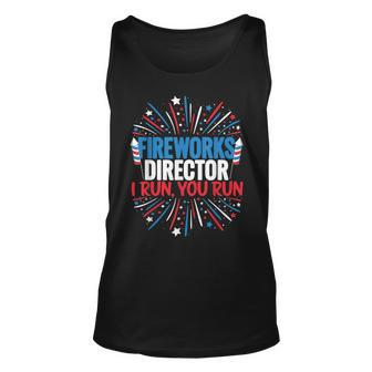 Fireworks Director Funny 4Th Of July Firework Director Unisex Tank Top - Seseable