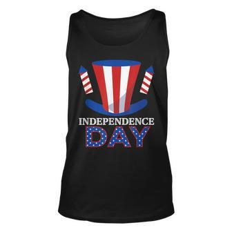 Fireworks Usa American Flag Independence Proud America Day Unisex Tank Top - Thegiftio UK