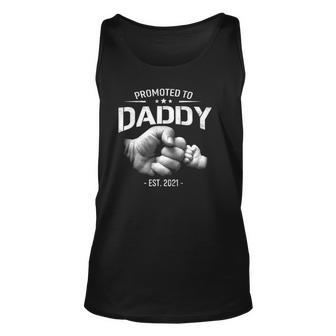 First Time Dad Est 2021 Father And New Baby 2021 Ver2 Unisex Tank Top | Mazezy