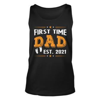 First Time Dad Est 2021 Unisex Tank Top - Monsterry UK