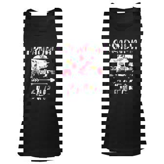 Floral Bear Matching Family Outfits Funny Grandma Bear Unisex Tank Top | Mazezy