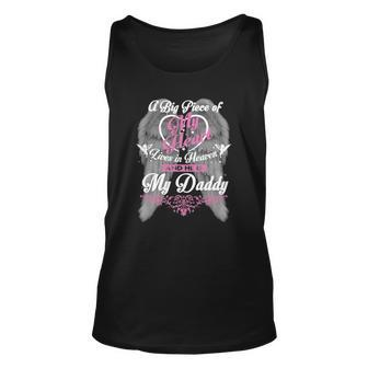 For My Daddy Lives In Heaven My Daddy Guardian Angel Unisex Tank Top | Mazezy