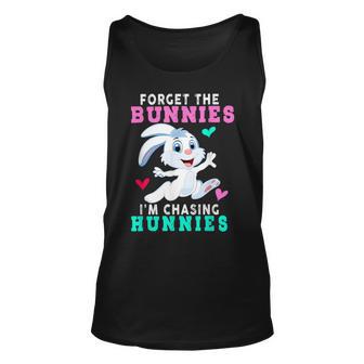 Forget The Bunnies Im Chasing Hunnies Funny Unisex Tank Top | Favorety UK