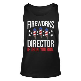 Fourth Of July 4Th July Fireworks Boom Fireworks Director Unisex Tank Top - Seseable