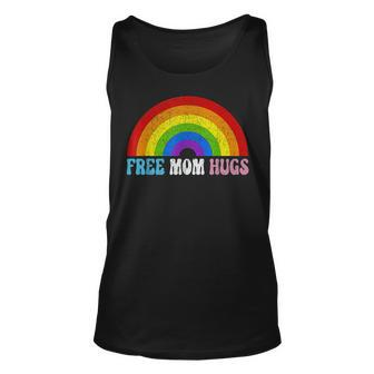 Free Mom Hugs Lgbt Flag Gay Pride Month Transgender Unisex Tank Top - Thegiftio UK