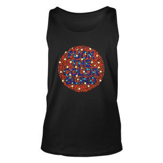 Fuck The Color Blind Funny Color Blind Test Unisex Tank Top | Mazezy
