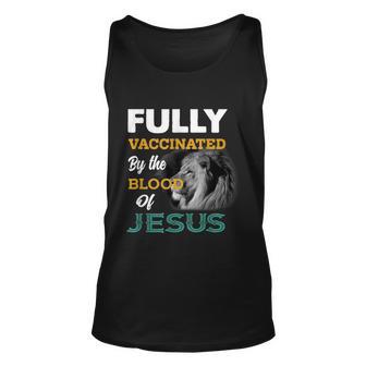 Fully Vaccinated By The Blood Of Jesus V2 Unisex Tank Top - Monsterry