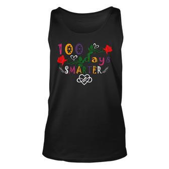 Funny 100 Days Smarter Shirt Happy 100Th Day Of School Gifts Unisex Tank Top | Favorety AU