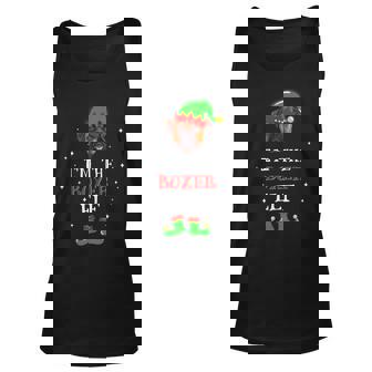 Funny Boxer Elf Christmas Dog Dad Dog Mom Unisex Tank Top - Thegiftio