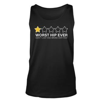 Funny Broken Hip Surgery Gift For Old People Unisex Tank Top - Thegiftio UK