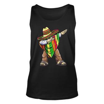 Funny Dabbing Taco Cinco De May Mexican Food V2 Unisex Tank Top | Favorety AU