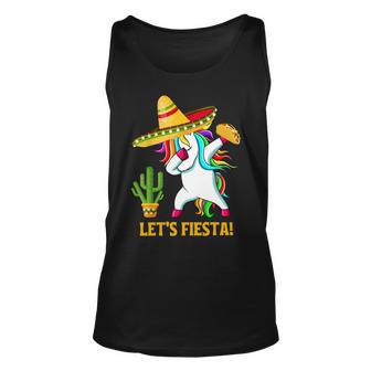 Funny Dabbing Taco Cinco De May Mexican Food V4 Unisex Tank Top | Favorety