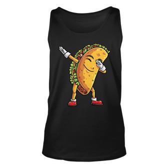 Funny Dabbing Taco Cinco De May Mexican Food V5 Unisex Tank Top | Favorety DE