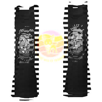 Funny Dog - Sorry I Cant I Have Plans With My Chihuahua Unisex Tank Top - Thegiftio