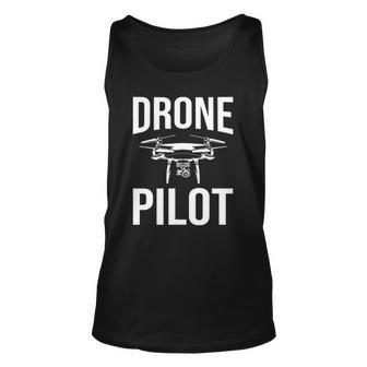 Funny Drone Pilot Design Men Women Drone Operator Rc Flight Unisex Tank Top | Mazezy CA