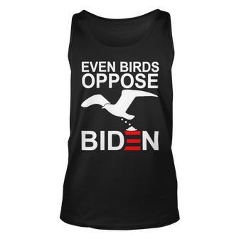 Funny Even Birds Oppose Biden Unisex Tank Top | Favorety AU