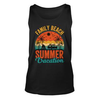 Funny Family Beach Summer Vacation Unisex Tank Top | Favorety