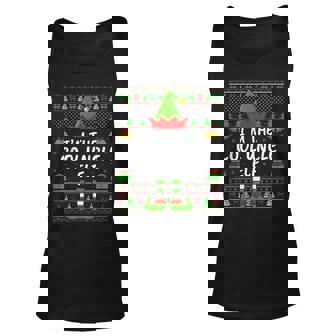 Funny Family Matching Ugly Im The Cool Uncle Elf Christmas Unisex Tank Top - Thegiftio