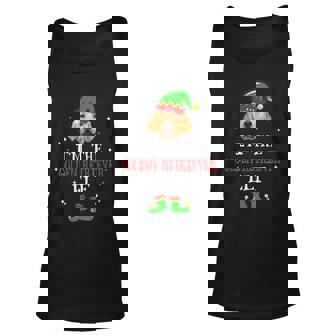 Funny Golden Retriever Elf Christmas Dog Dad Dog Mom Unisex Tank Top - Thegiftio