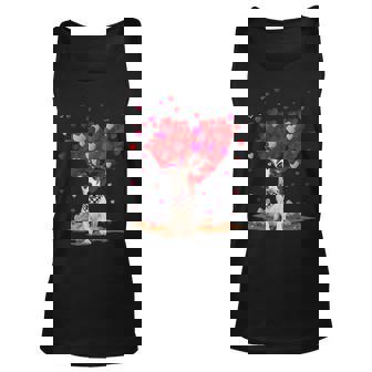 Funny Heart Shape Jack Russell Terrier Dog Valentines Day Unisex Tank Top - Thegiftio