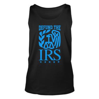 Funny Humour Irs Defund The Irs Unisex Tank Top | Favorety DE