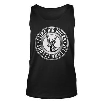 Funny I Like Big Bucks And I Cannot Lie Deer Hunting Unisex Tank Top | Favorety CA