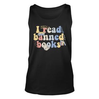 Funny I Read Banned Books Lovers Books Unisex Tank Top | Favorety