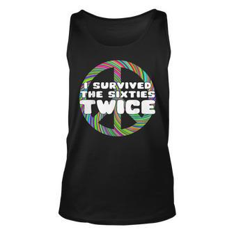 Funny I Survived The Sixties Twice - Birthday Gift Unisex Tank Top - Seseable