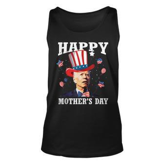 Funny Joe Biden Happy 4Th Of July Confused Mothers Day Unisex Tank Top - Seseable