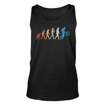 Funny Mountain Bike Evolution Biker Best V2 Unisex Tank Top | Favorety