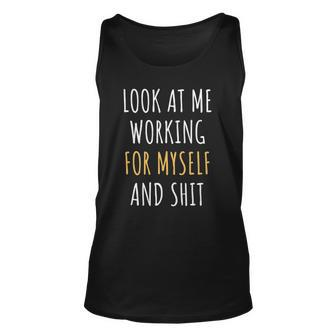 Funny New Entrepreneur Men Women First Time Business Owner Unisex Tank Top | Mazezy