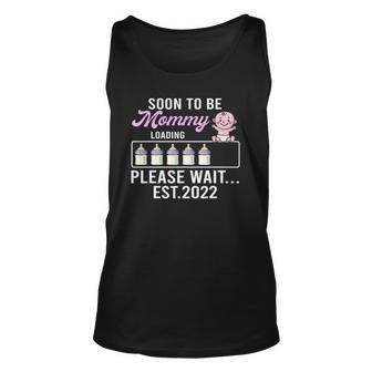 Funny New Mom Pregnancy Announcement Soon To Be Mommy Unisex Tank Top | Mazezy