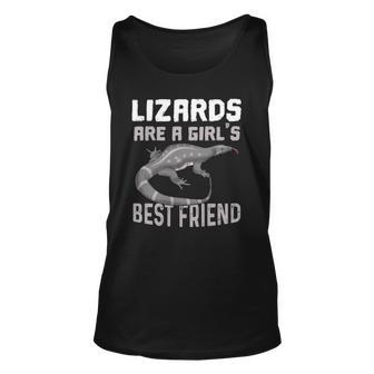 Funny Pet Monitor Lizard Graphic Lizard Lover Reptile Gift Unisex Tank Top | Mazezy